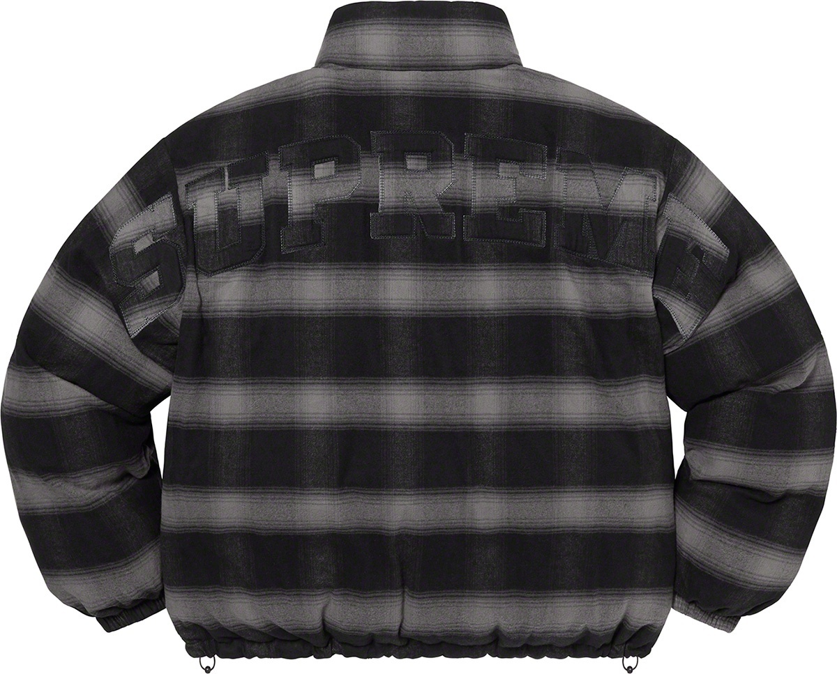 Flannel Reversible Puffer Jacket view 2